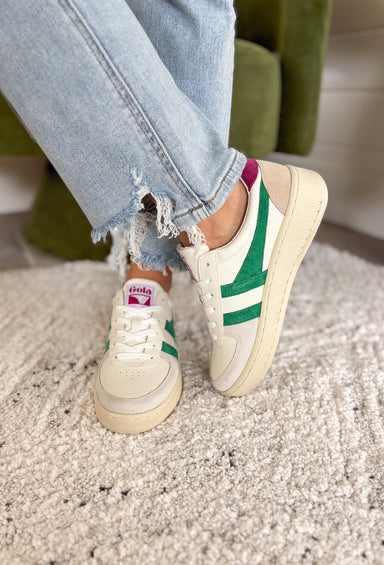 Gola Granslam Trident Sneakers in Emerald - Groovy's