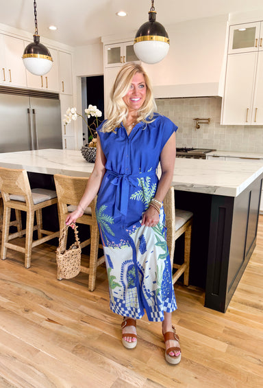 Santorini Is Calling Midi Dress - Groovy's