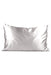 Kitsch Satin Pillowcase in Silver, silver satin pillowcase standard size 
