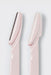 Kitsch Facial Dermaplaner in Blush, light pink derma planing razor, pack of 12