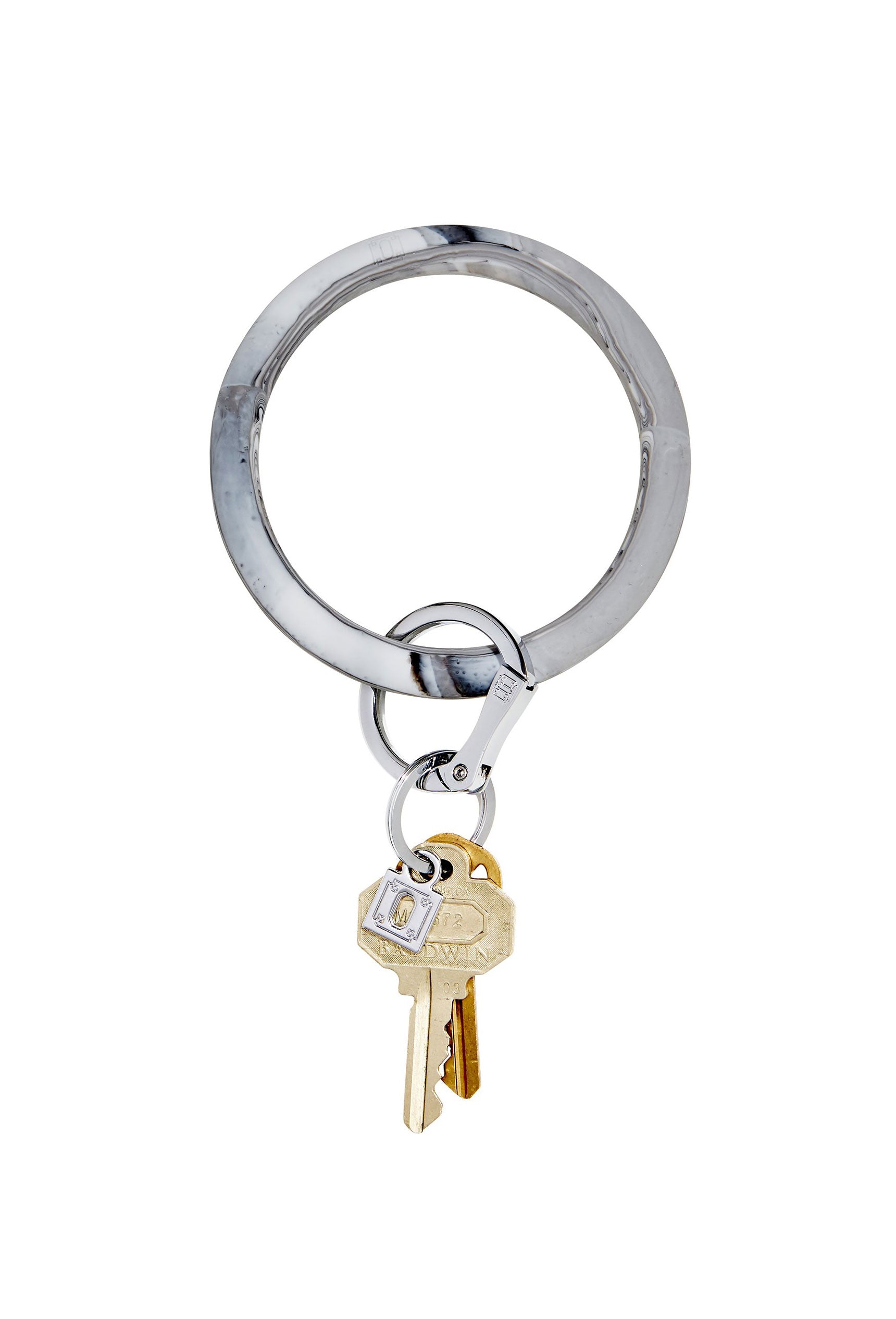 black marble key ring, silicone key ring, hands free key ring, oventure key ring