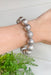 All Eyes On You Bracelet in Silver, silver ball beaded bracleets