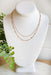 Emery Gold Chain Necklace, layered chain with lobster clasp