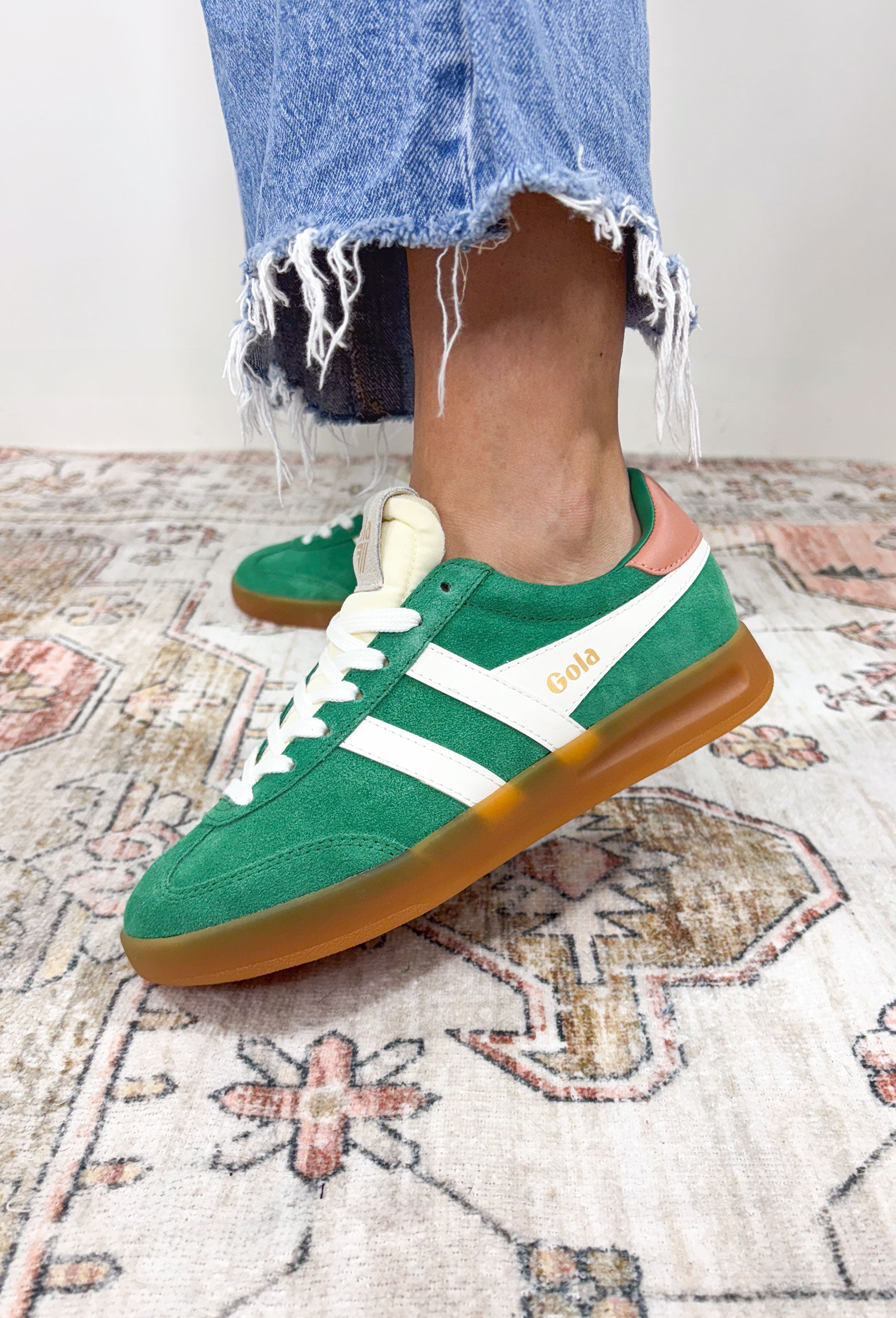 Gola Cyclone Sneakers in Emerald Groovy's