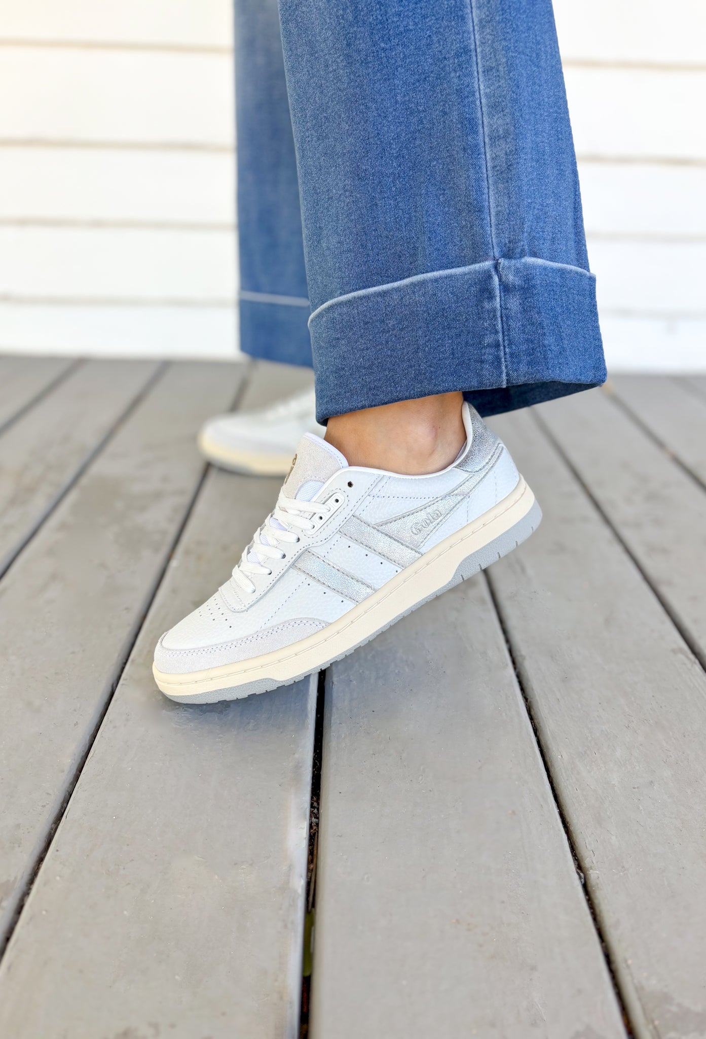 falcon sneakers white