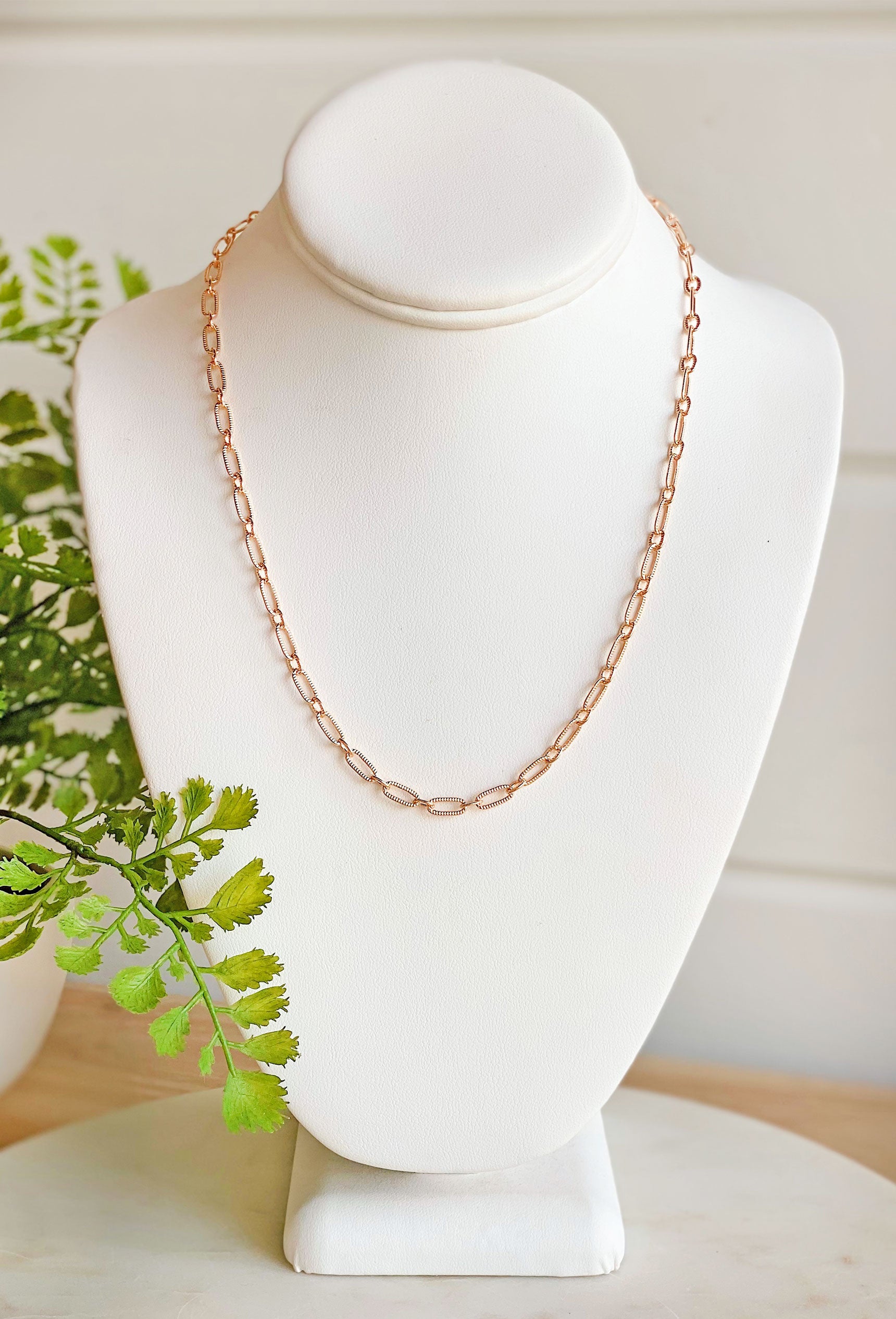 Off The Hook Chain Necklace, gold chain dainty necklace, lobster clasp