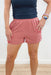 Sammy Athletic Shorts in Ginger, Lightweight, breathable athletic shorts with built in liner and pockets