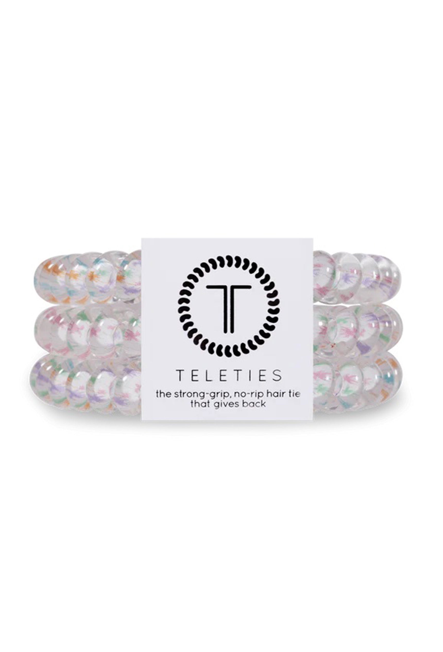 Shake Your Palm Pals Teleties. strong grip, no rip hair tie that doubles as a bracelet. Size small.
