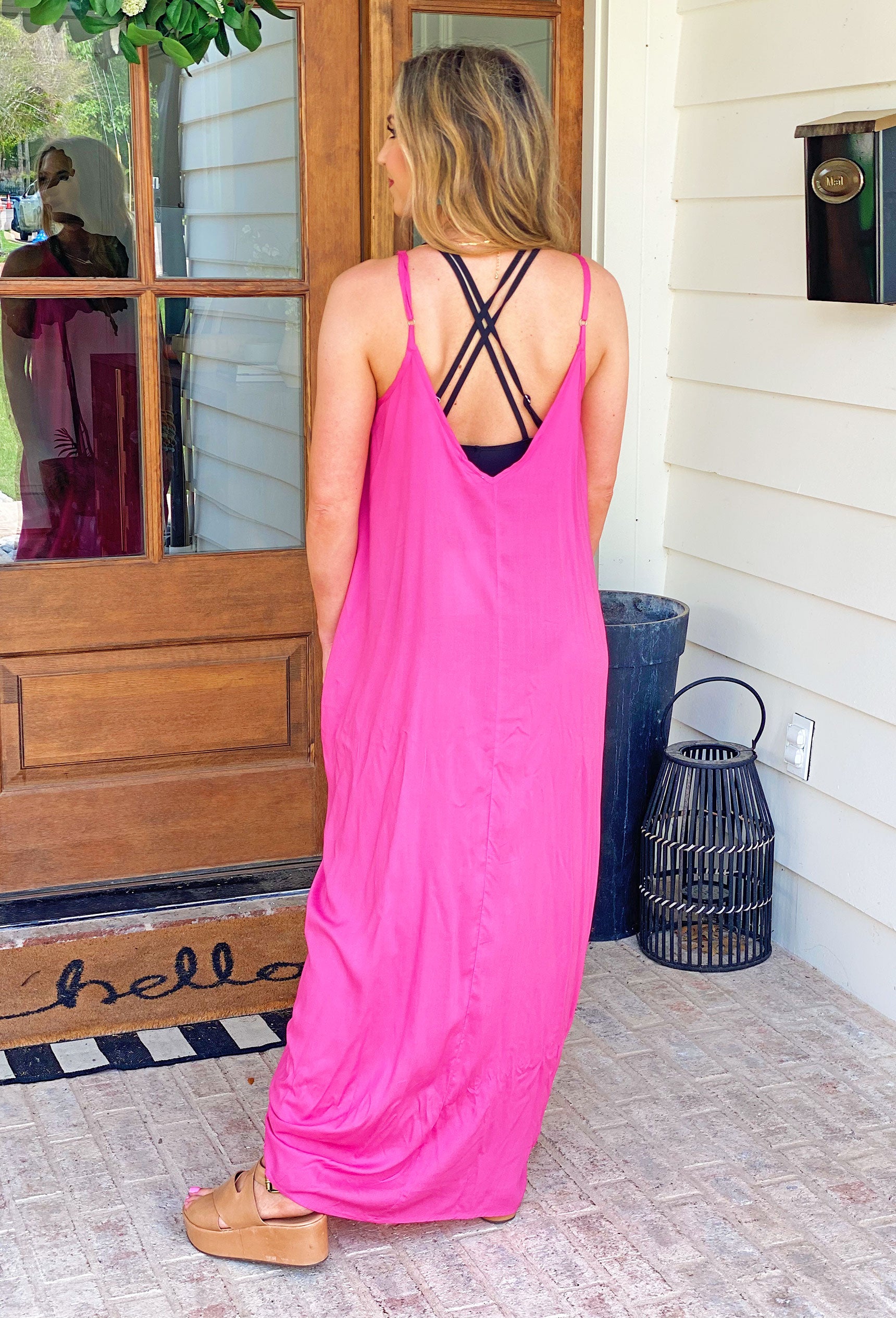 Summer Lover Maxi Dress in Pink, pink maxi dress