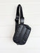 Tori Quilted Belt Bag in Black, soft Black puffer belt bag, buckle closure