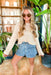 This Isn't Goodbye Sweater, cream light weight loose knit sweater