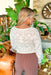 Z SUPPLY Kasia Sweater, white knit light weight sweater