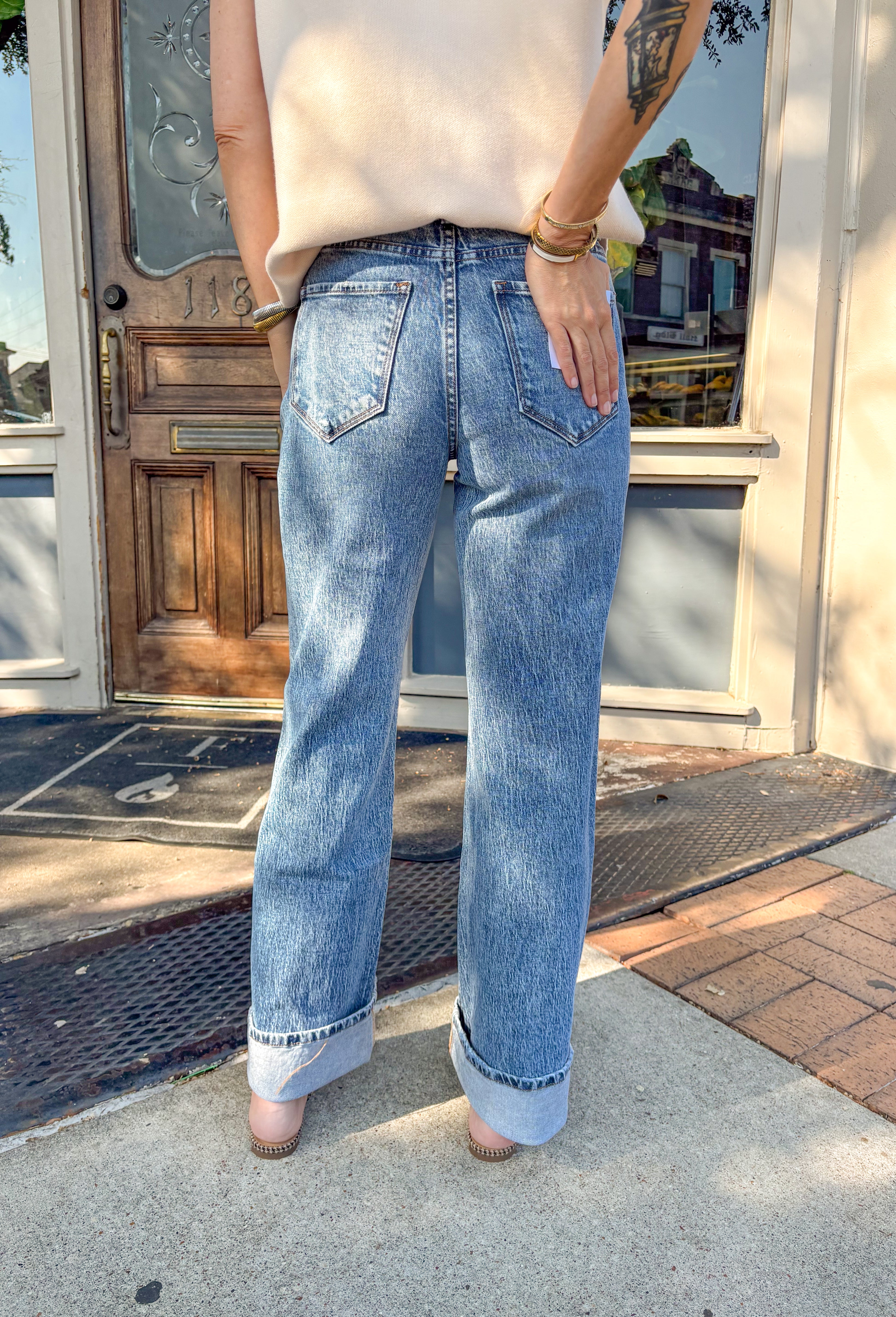 Clare 90's Wide Leg Jean by Vervet Groovy's