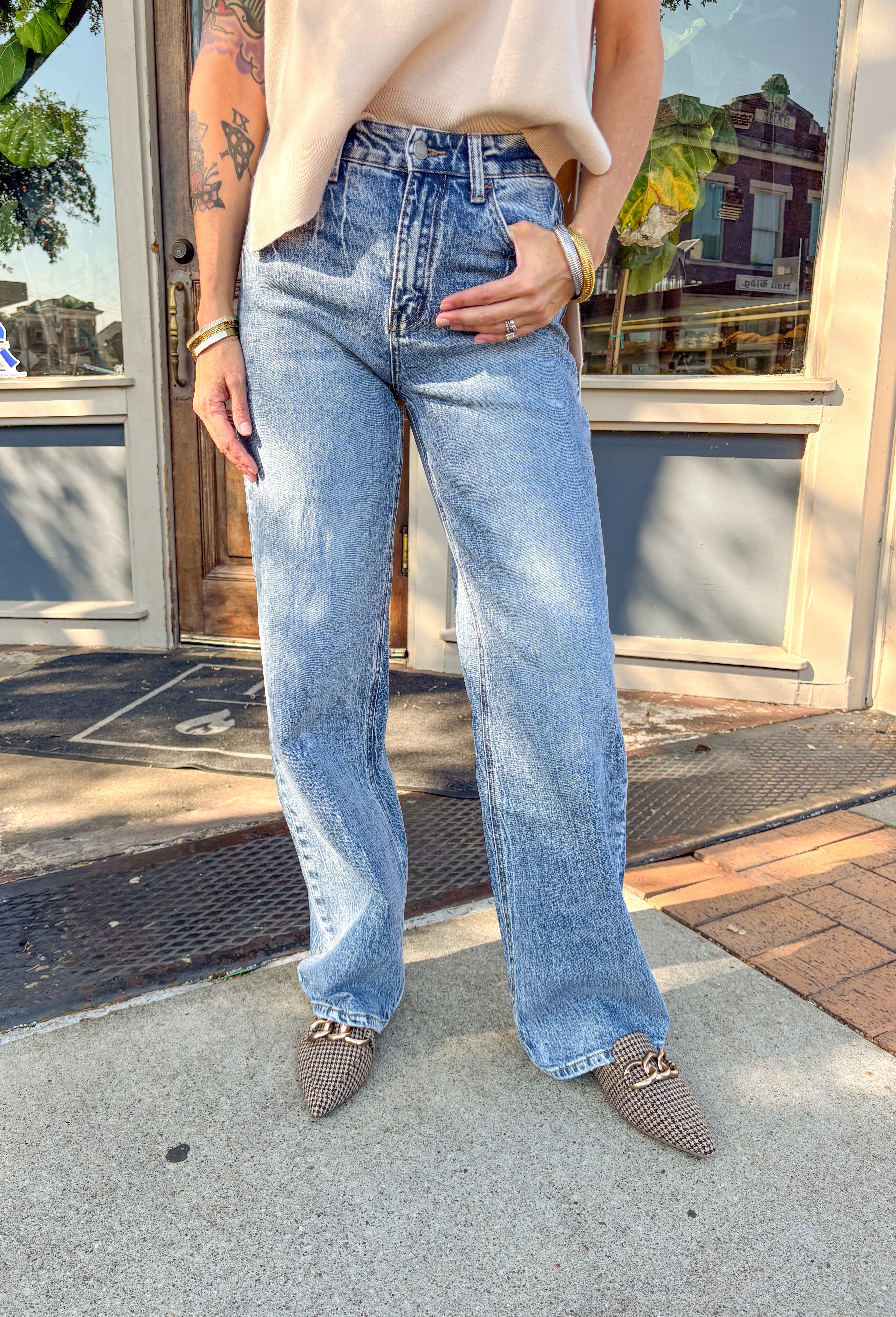 Clare 90's Wide Leg Jean by Vervet Groovy's