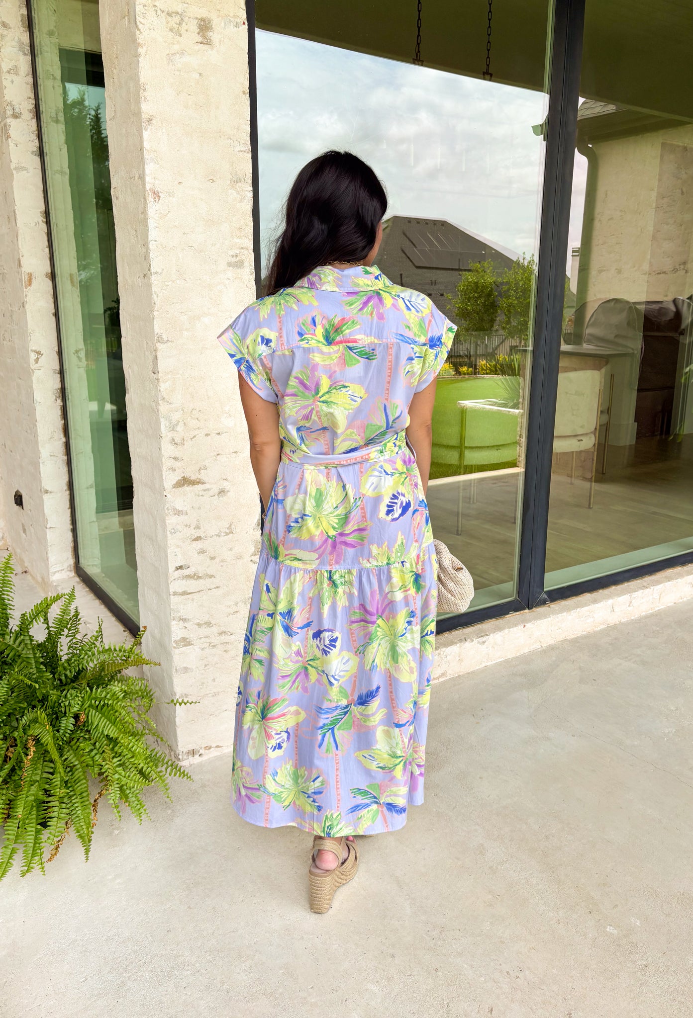 In The Tropics Midi Dress - Groovy's