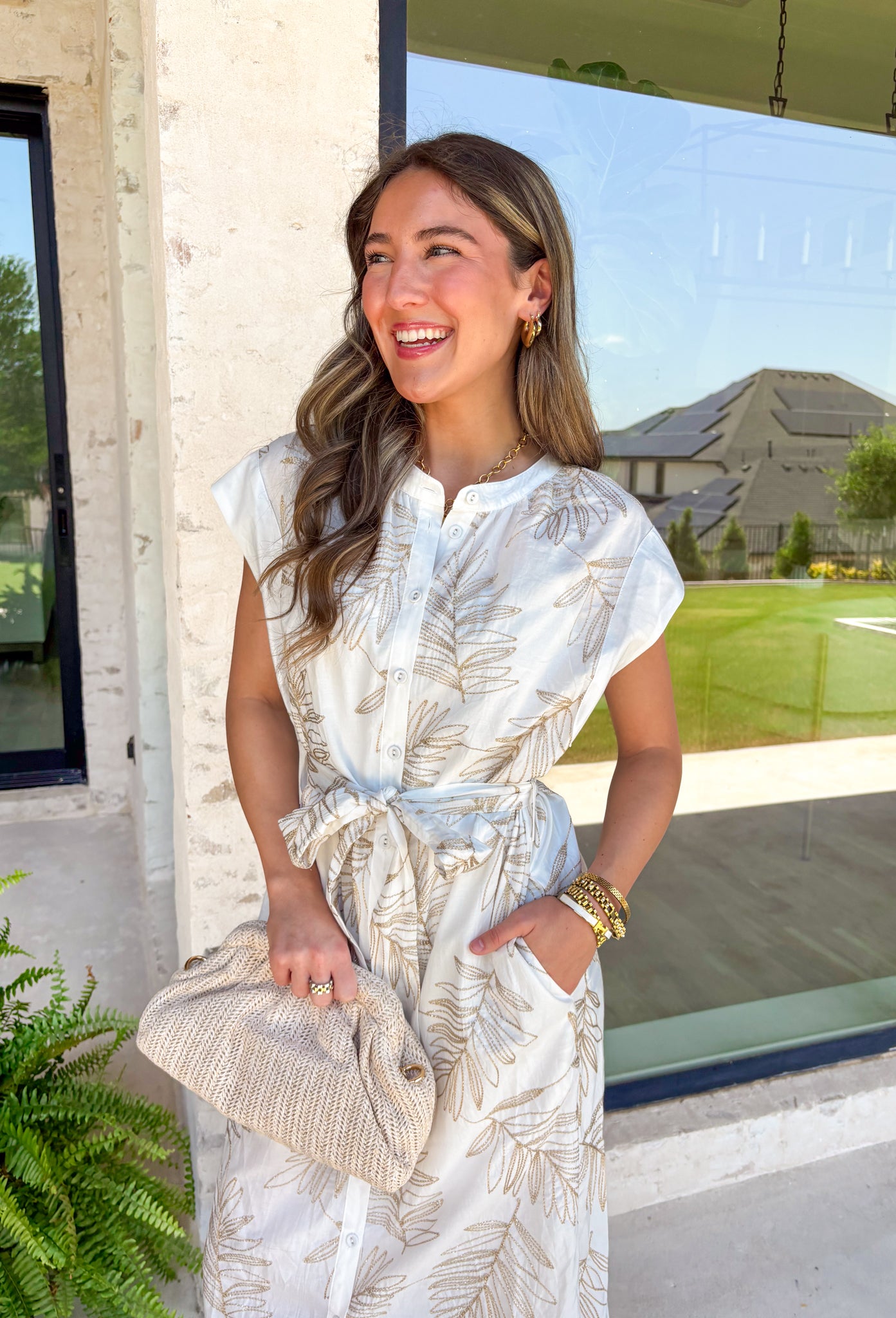 Off The Grid Midi Dress - Groovy's