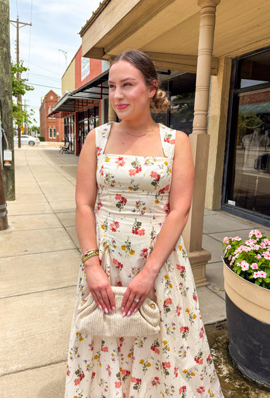 Perfect Promises Floral Midi Dress - Groovy's