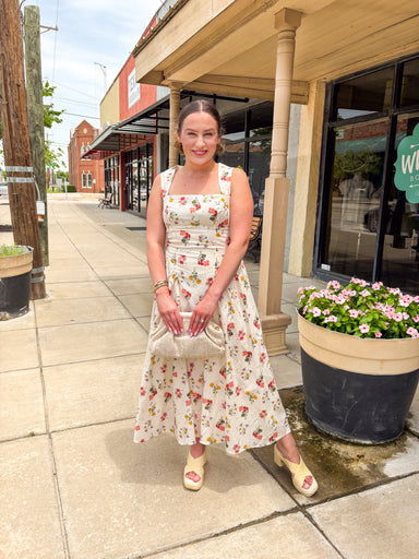 Perfect Promises Floral Midi Dress - Groovy's