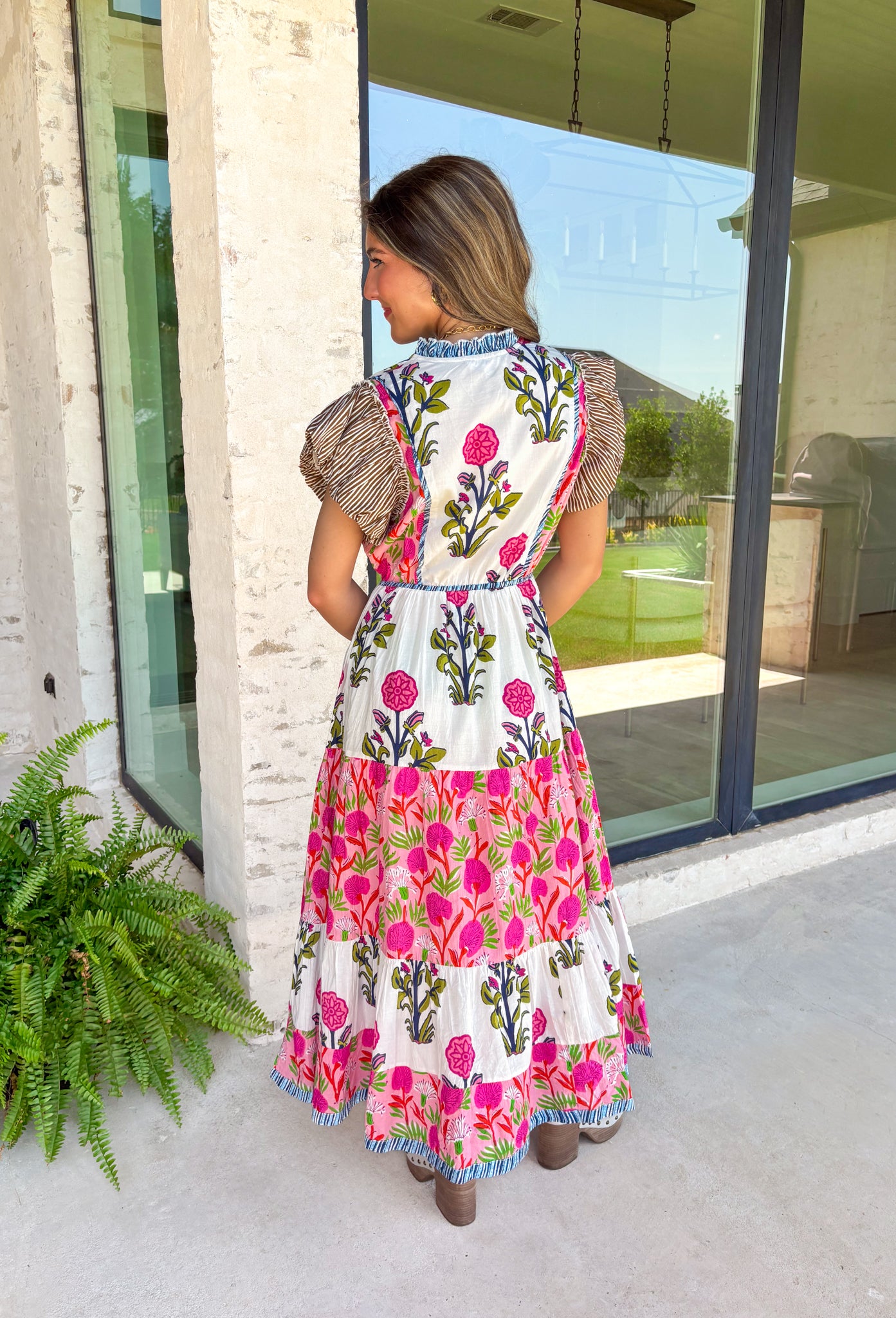 Seize The Day Floral Midi Dress - Groovy's