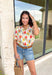 Soft Side Floral Top - Groovy's