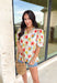 Soft Side Floral Top - Groovy's
