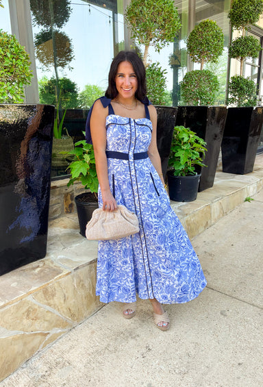 Summer Love Floral Midi Dress - Groovy's