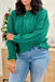 Asking A Lot Sweater, forest green knit sweater