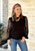 Everything Has Changed Top, black long sleeve top with lace sleeves 