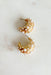 vMake It Drama Hoop Earrings,  gold hoop earrings with pearl detailing
