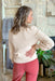 Warm Wishes Sweater, cream knit sweater with detailing on the sleeves