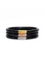 BUDHAGIRL Three Kings All Weather Bangles in Black, black all weather bangles