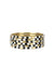 BUDHAGIRL Veda Bracelet Set in Black, set of 6 enamel bangles, black gold and white bangle set