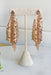 Everything And More Drop Earrings, gold drape earrings