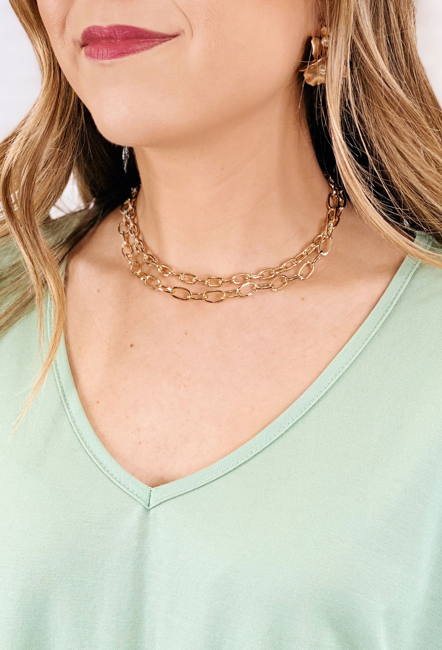 Tiffany HardWear Double Link Pendant | Pendant, Necklace, Gold necklace