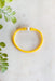 Hidden Treasure Bracelet in Yellow, rubber bracelet with pearl detail