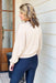 Keeping Cozy Pullover in Tan, tan pullover with v detail at the hem