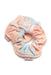 Kitsch Microfiber Towel Scrunchies in Sunset Tie Dye, pink orange and blue microfiber towel scrunchies 