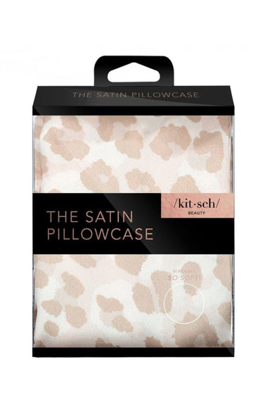 Kitsch Satin Pillowcase in Leopard