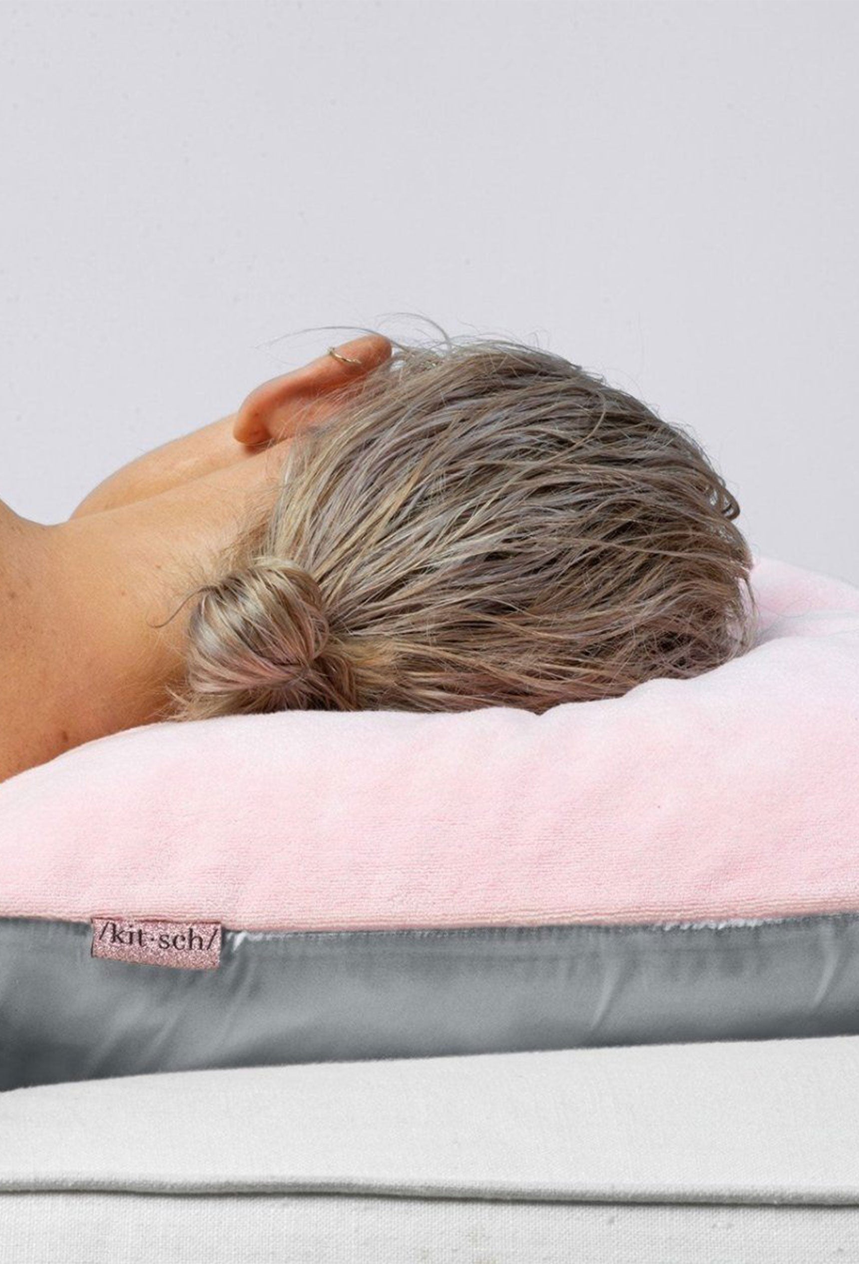 Kitsch Towel Pillow Cover in Blush Groovy's