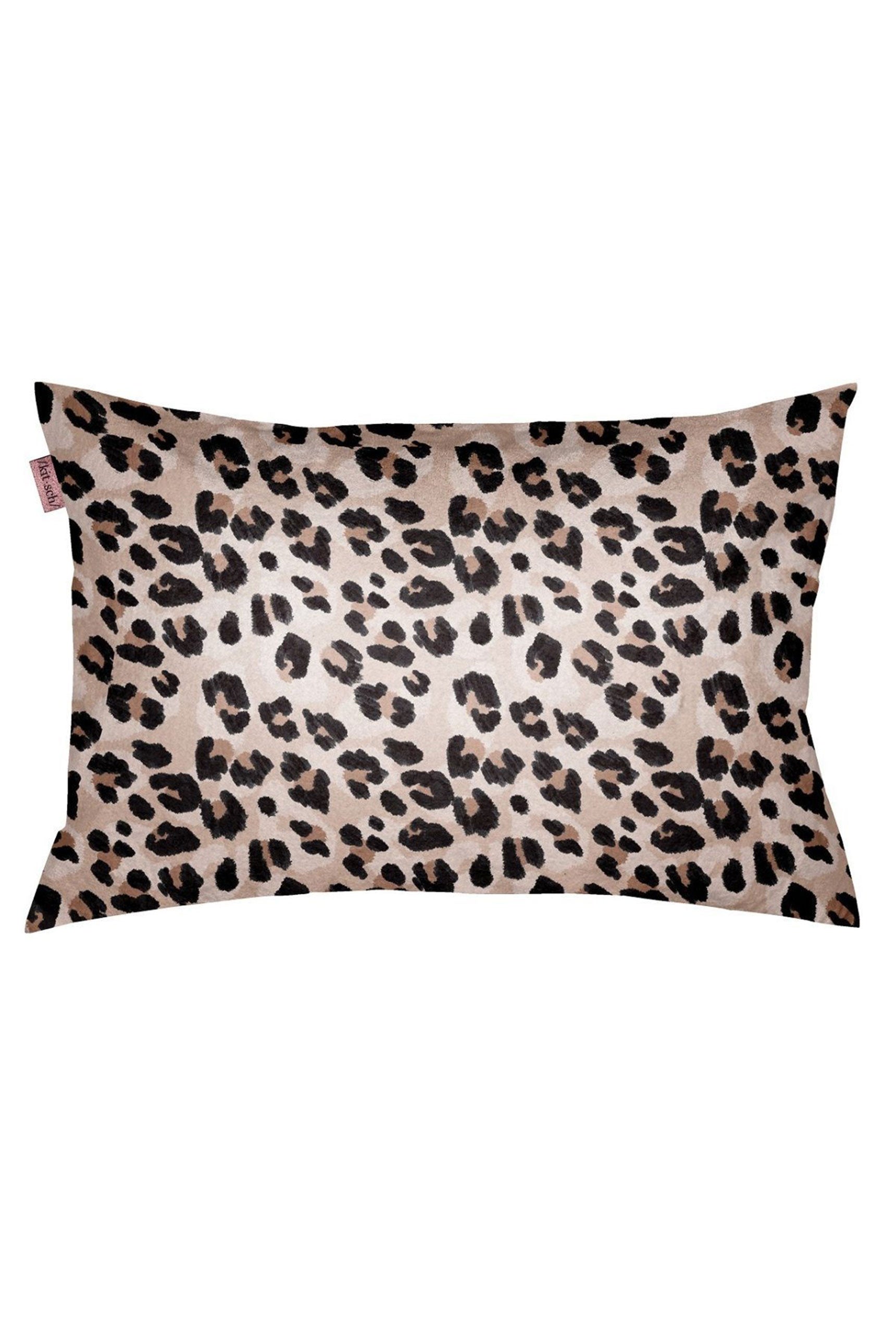 Kitsch Towel Pillow Cover in Leopard, leopard towel fabric pillowcase 