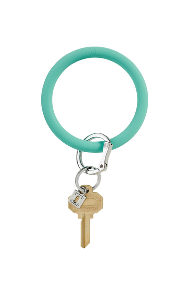 O-venture Silicone Keyring in the Pool Blue, In the Pool Blue