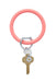 O-Venture Silicone Key Ring in Coral Reef, silicone key ring, coral color