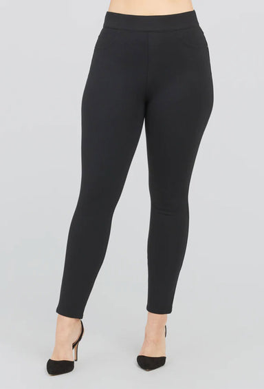 Spanx Perfect Pant, black skinny pants, pockets in front and back