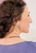 Wave Hoop Earrings, crinkle geometric shaped hoop earring 